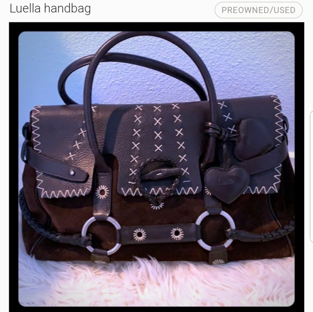 Luella brown satchel bag Clearance sale